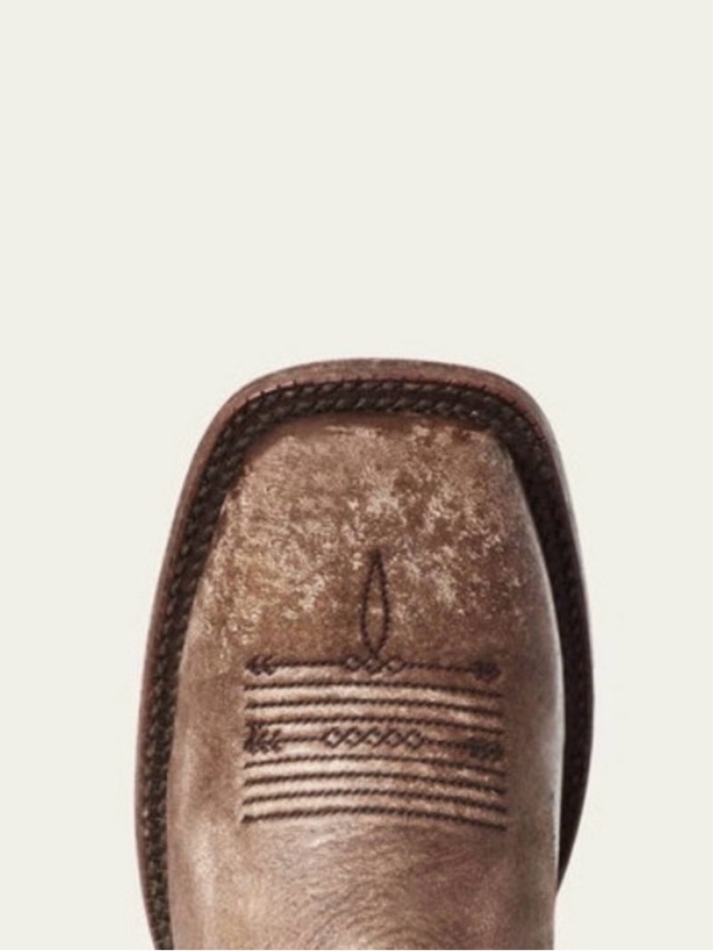 Ariat Leopard Print and Tan Lace-Up Western Boot - Picture 3 of 3